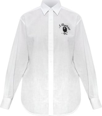A Bathing Ape Camicia in cotone - Bianco