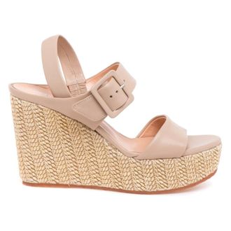 Guglielmo Rotta Wedge Sandal - female - Guglielmo Rotta - Wedges - Gray - 4 UK - Shoes