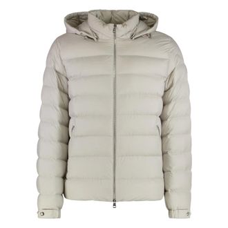 Moncler Down Jackets, male, Gray, Size: 3XL Arneb Short Down Jacket