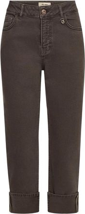 Mos Mosh Cropped Jeans - Dames - Cropped Jeans - Bruin - W29 - Jeans