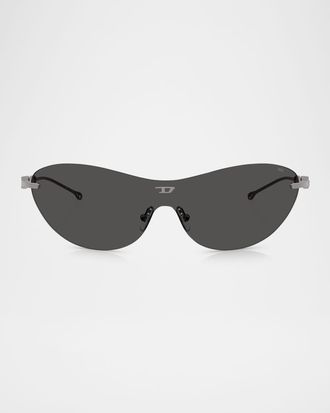 Diesel Men & apos;s DL1006 Oval Sunglasses
