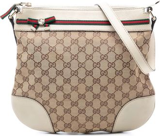Gucci Pre-owned Gucci GG Canvas Web Mayfair Crossbody Ladies QFCY8C2W48D45KFI