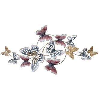 Wanderlust Deco Mural Decorativo De Pared De Metal 89,5x46,4x5,1
