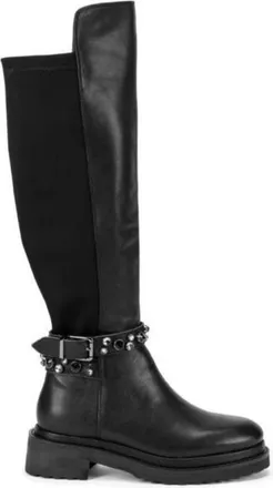 Alma En Pena Alma EN Pena, Schoenen, Dames, Zwart, 40 EU, Zwarte leren laars voor vrouwen