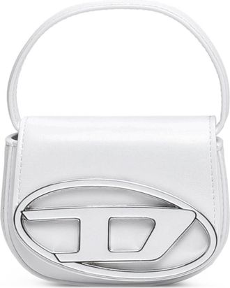 Diesel 1DR XS-Iconic mini bag with D logo plaque - Handbags - Woman - White