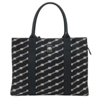 Balenciaga Pre-owned Tote Bags, female, Black, Size: ONE SIZE Pre-owned Canvas Tote Bag