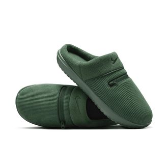 Nike Mens Burrow Slippers in Green | FJ6039-300
