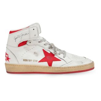 Golden Goose Sneakers, male, White, Size: 10 US Sky-Star High-Top Sneakers