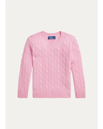 Ralph Lauren Boys The Iconic Cable-Knit Cashmere Sweater, Size 2-7
