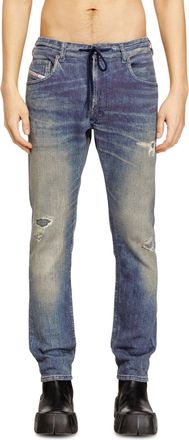 Diesel Regular 2032 D-Krooley Joggjeans - Jeans - Man - Blue