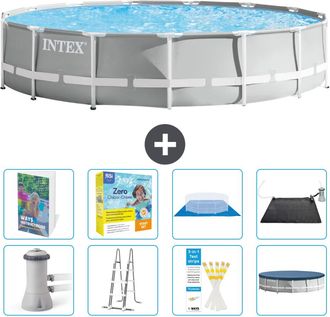 Intex Piscina Prism Frame Redonda - 457x107 Cm - 9-piezas S582