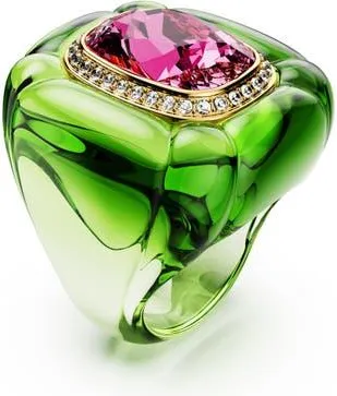 Swarovski Dulcis Crystal Cocktail Ring in Green/Pink at Nordstrom, Size 8