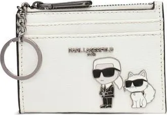 Karl Lagerfeld Care Case W/ Key Ring in White at Nordstrom