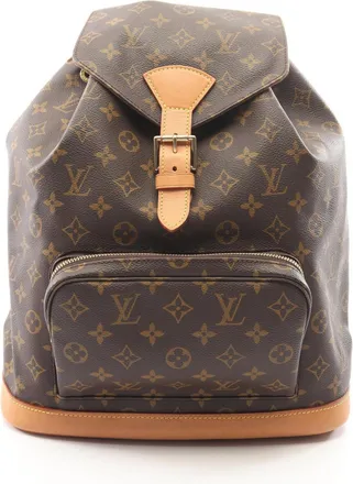Louis Vuitton Brown Monogram Monogram Leather Backpack (Pre-Owned)