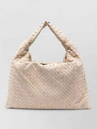 Bottega Veneta hop large leather shoulder bag