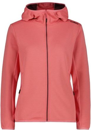 F.lli Campagnolo Striped Jacquard Jacket Fix Hood Fleecejacke f&uuml;r Damen | rot