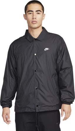 Nike Club Coaches Jacket Asia Sizing Black White FN3317-010