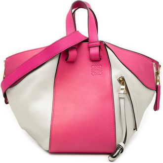 Loewe Pre-owned LOEWE Small Bicolor Calfskin Hammock Bag Ladies 5W9ELBMXZQDEEVJ4