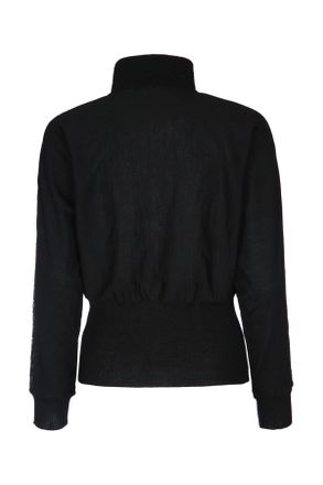 MM Studio Womens Black Wool Arda Sweater Nero Exterior: Virgin Maglieria