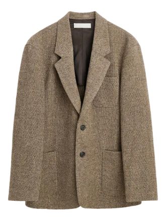 Our Legacy Embrace button-fastening blazer - Brown