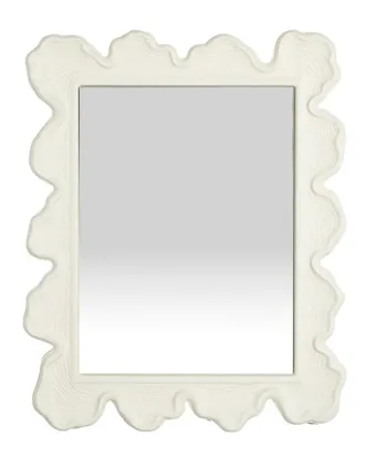 Tozai Home Home Scalloped Organic Wall Mirror