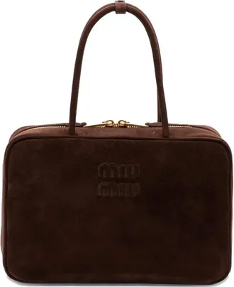 Miu Miu Embossed-logo Top-handle Bag