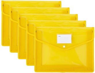OEM Bolsas Para Documentos Expandibles, Organizadores De Documentos Resistentes, Con Cierre A Presi&oacute;n, Dise&ntilde;o Transparente, Aptas Para Papel Tama&ntilde;o Carta 