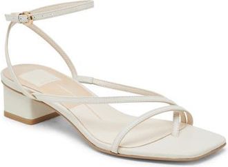 Dolce Vita Karlos Ankle Strap Sandal in Bone Leather at Nordstrom, Size 7.5