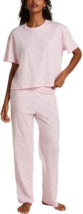 Hunkem&ouml;ller Pyjama Set Cotton Print in Tender Touch at Nordstrom, Size X-Large
