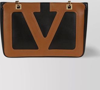Valentino Garavani viva superstar small lamb leather tote bag