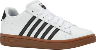 K-Swiss Court Tie Breaker II Sneaker in White/Black/Gum at Nordstrom Rack, Size 5.5