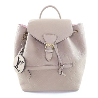 Louis Vuitton Gray Beige Monogram Empreinte Backpack (Pre-Owned)