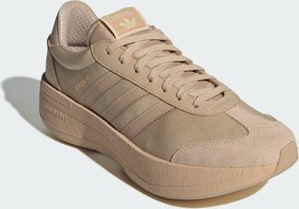 adidas Originals ADIDAS Originals Unisex City RNR Shoes - Beige Leather - Size UK 6.5