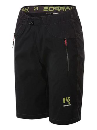 Karpos Shorts met logoprint - Zwart