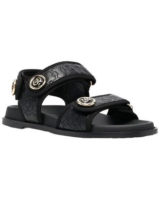 Ferragamo Logo Leather Sandal