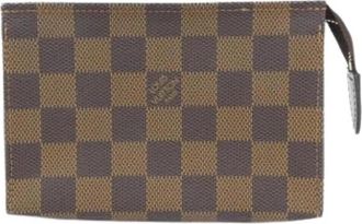 Louis Vuitton Pre-owned Cosmetic Pouch - unisex - Vintage Clutch - Bruin - ONE Size - Vintage