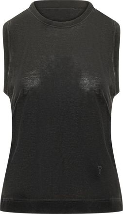 Ami Classic Fit Tank Top - Dames - Tops zonder mouwen - Zwart - S - Tops