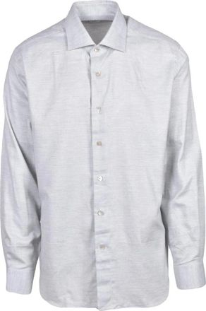Eleventy Camicia in flanella - - Shirts - Uomo - Grigio - 4XL