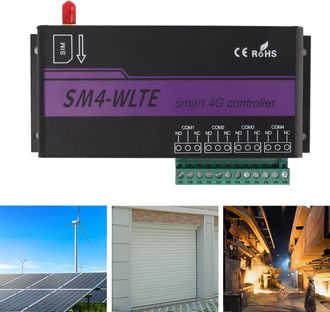 Infinite [controlador Gsm/4g Con 4 Rel&eacute;s] [alarma Por Sms/aplicaci&oacute;n/temperatura/humedad] [aluminio]
