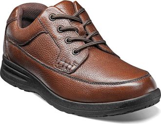 Nunn Bush Cam Moc Toe Derby in Cognac Tumble at Nordstrom Rack, Size 10.5