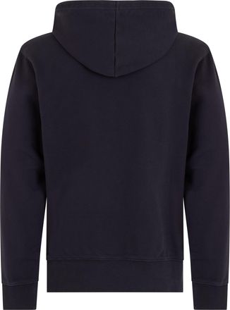 HUGO BOSS Mens Black Cotton Hoodie Jumpers Sweater