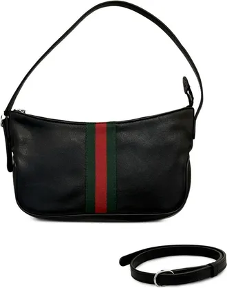 Gucci Small Lunetta Web-stripe Cross-body Bag