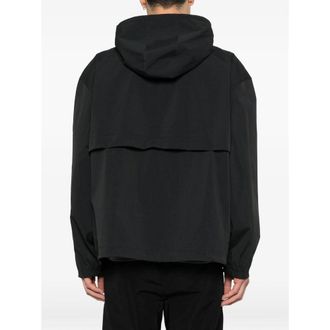 New Balance Lightweight Nylon Hooded Jacket - Black