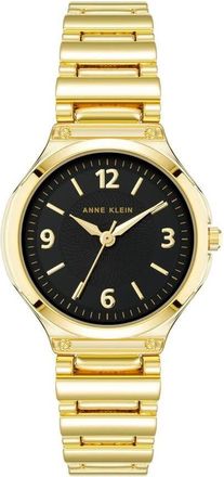 Anne Klein Classic Quartz Black Dial Ladies Watch AK/3812BKGB