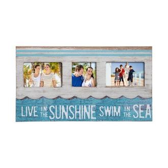 Beachcombers Sunshine And Sea Tri Picture Frame in Blue at Nordstrom, Size Medium