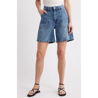 Frame Denim The Utility Denim Shorts in Stranger at Nordstrom Rack, Size 25