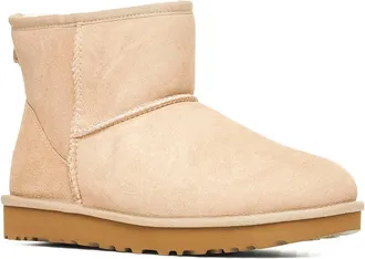 UGG Womens Boots Classic Mini Ii Beige