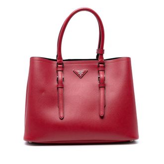 Prada Pre-owned Prada Medium Saffiano Cuir Double Handle Satchel HWUAQ43Y3X8RHBVO