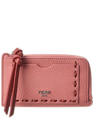 Fendi Fendi Peekaboo Leather Card Case