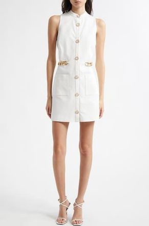 Ramy Brook Eliza Chain Accent Sleeveless Minidress in Ivory at Nordstrom Rack, Size 2